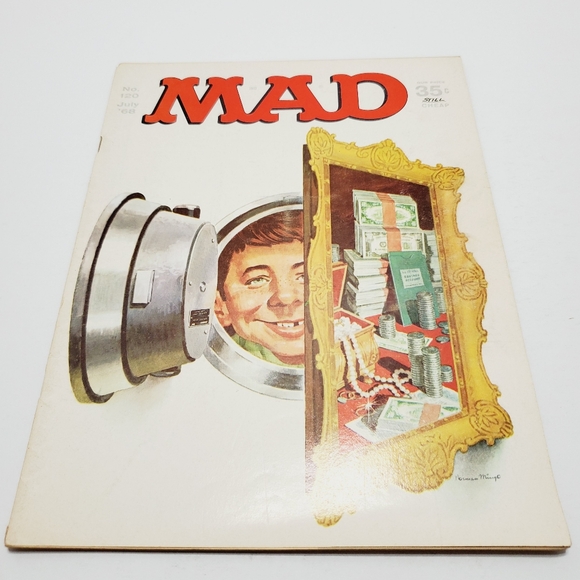Mad Magazine "Wall Safe" Issue #120 July 1968 - Picture 1 of 6